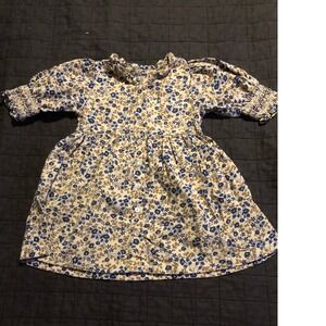 Lali Floral Print Dress Girls Button Front Short Sleeve‎ Casual 3Y
